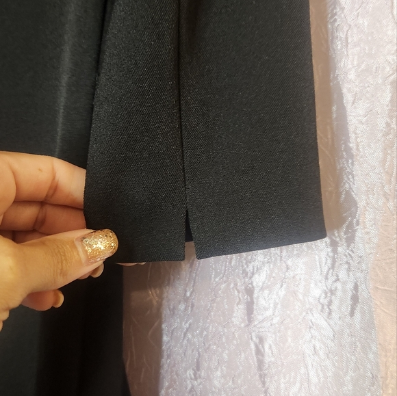 MM Lafleur The Lena Dress Textured Ponte Black Size 4 - Picture 7 of 10